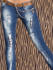 Kæde Jeans (XL)